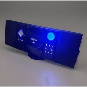 Jensen Mountable CD Model JMC-180B AM/FM/Cd/ALARM Detachable Speakers WORKS GOOD